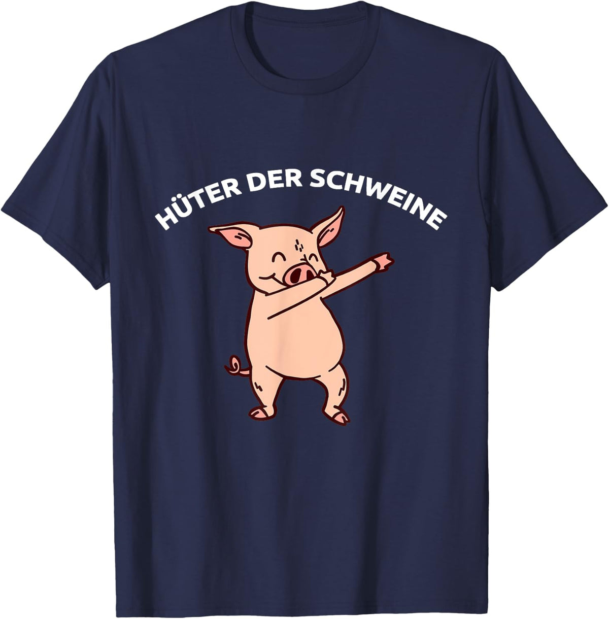 Guardian of the Pigs Pig Breeding Piglet T-Shirt - Navy Blue