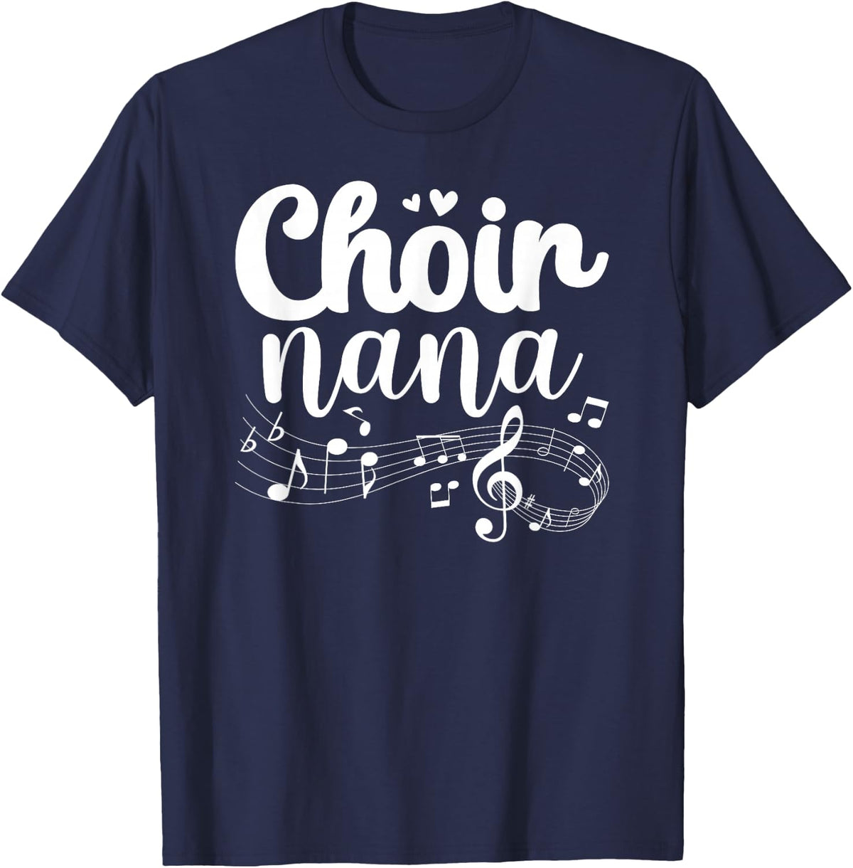 Choir Nana Grandma Nana Of A Choir Member T-Shirt - Navy Blue