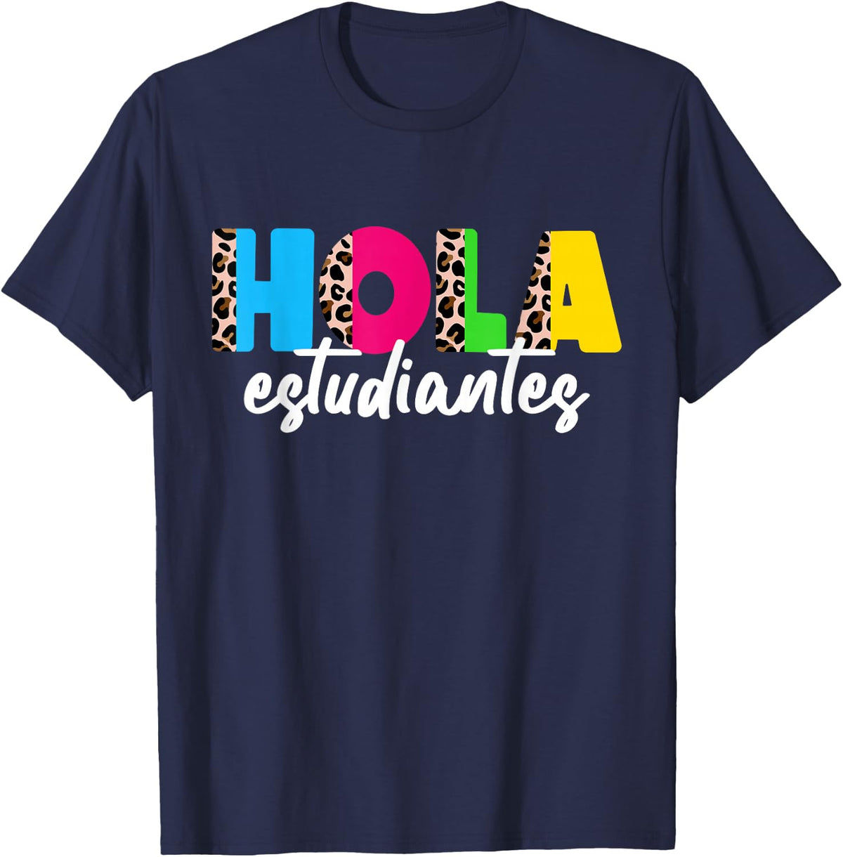 Spanish Teacher Shirt for Women Men Maestra Back to School T-Shirt - Navy Blue