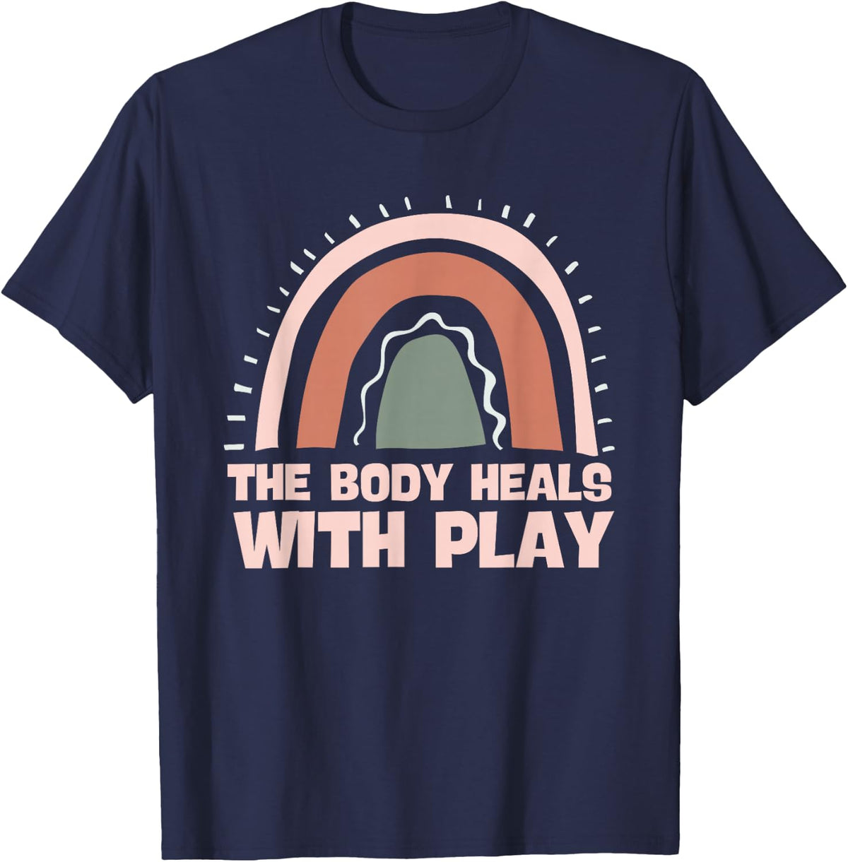 Play Therapist - Recreational Therapy Therapist RT Month T-Shirt - Navy Blue
