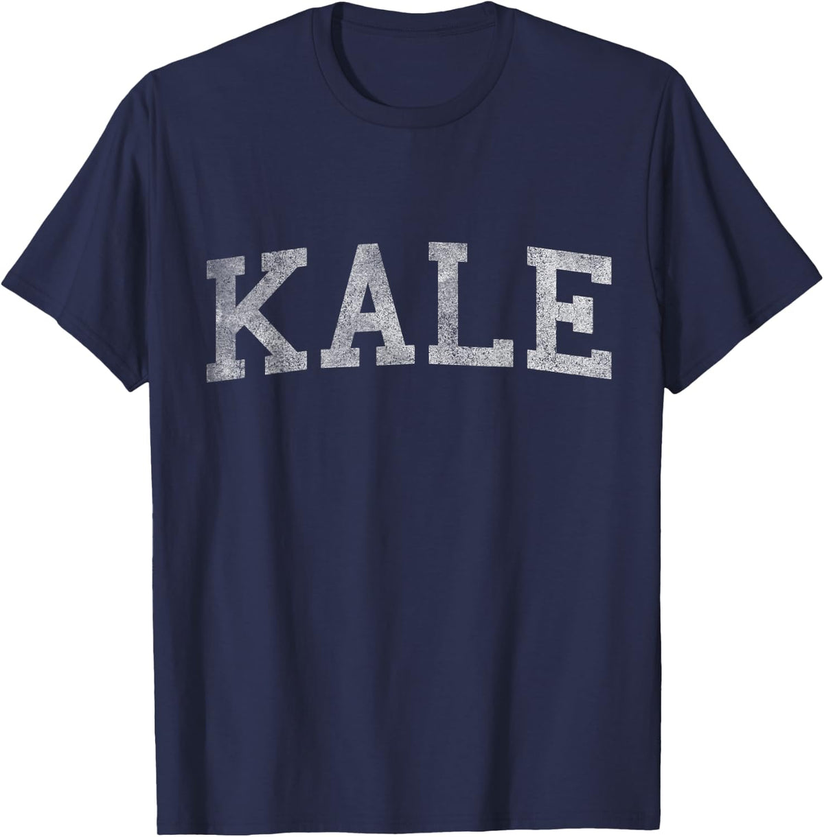 Retro Kale Superfood T-Shirt - Navy Blue