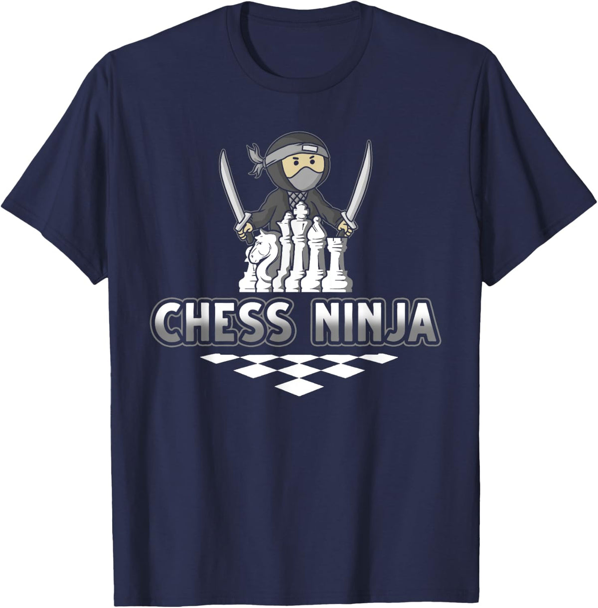 Best Chess Art For Men Women Boys Chess Lover Chess Player T-Shirt - Navy Blue