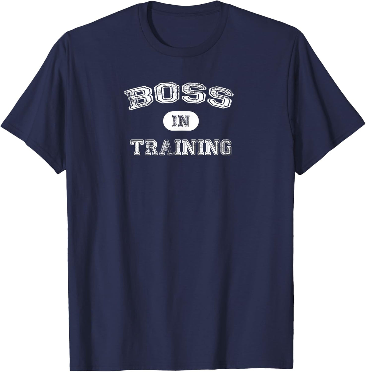 Great Boss In Training T-Shirt T-Shirt - Navy Blue