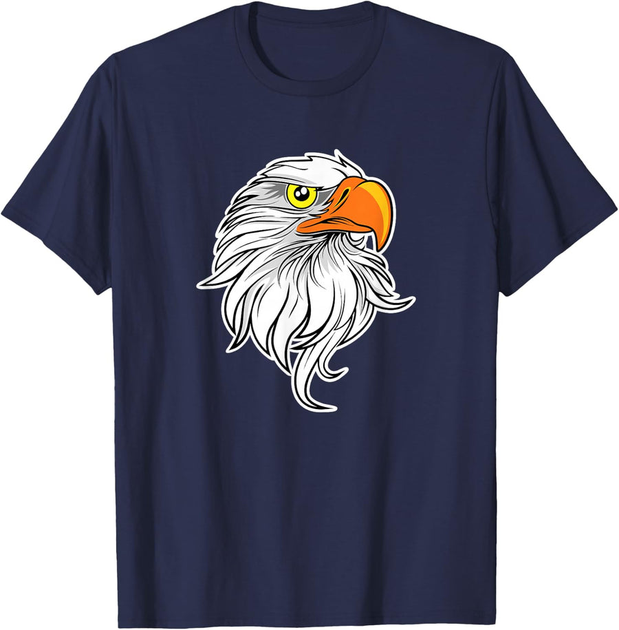 Coulterville Bald Eagle T-Shirt - Navy Blue