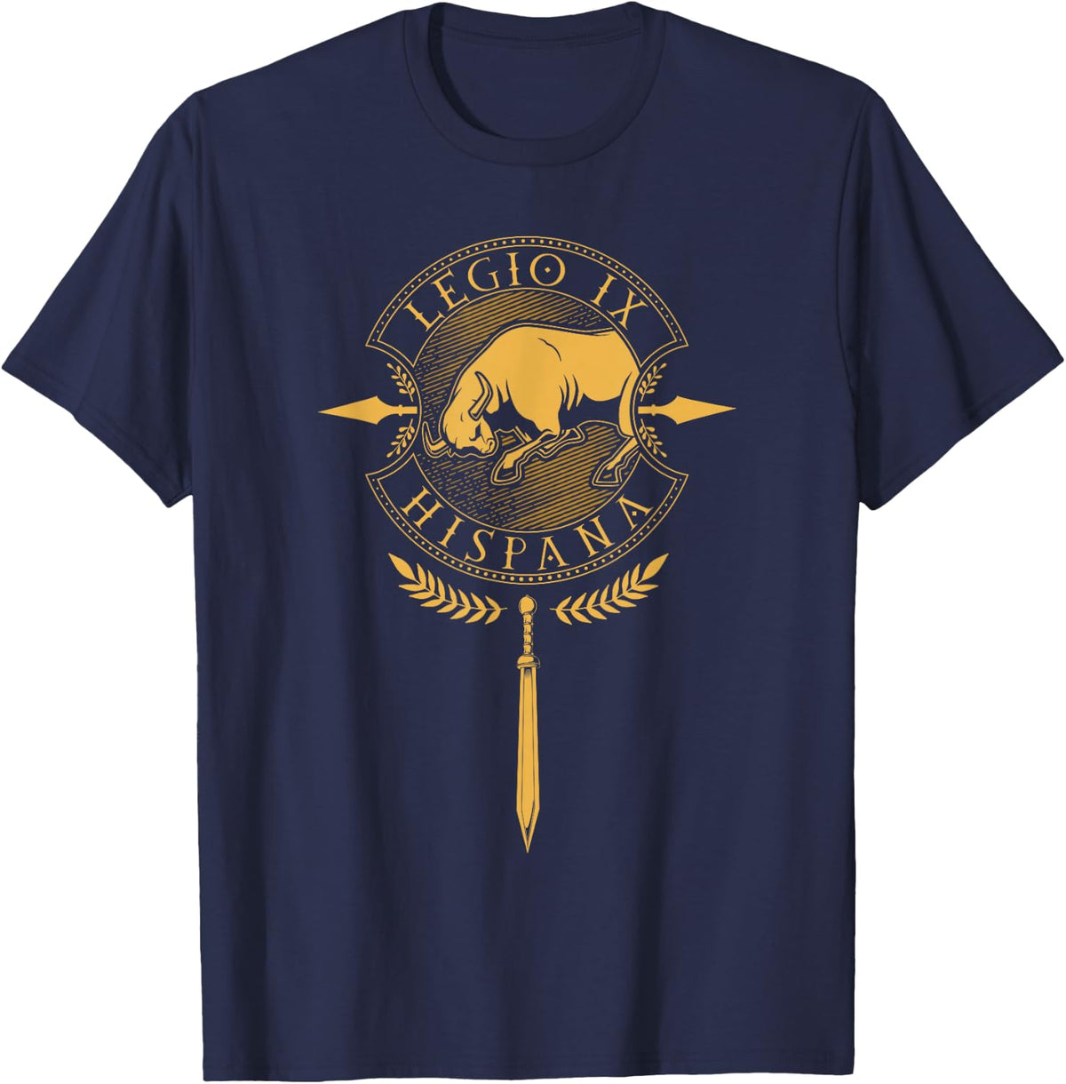 Legio IX Hispana - Roman Legion T-Shirt - Navy Blue