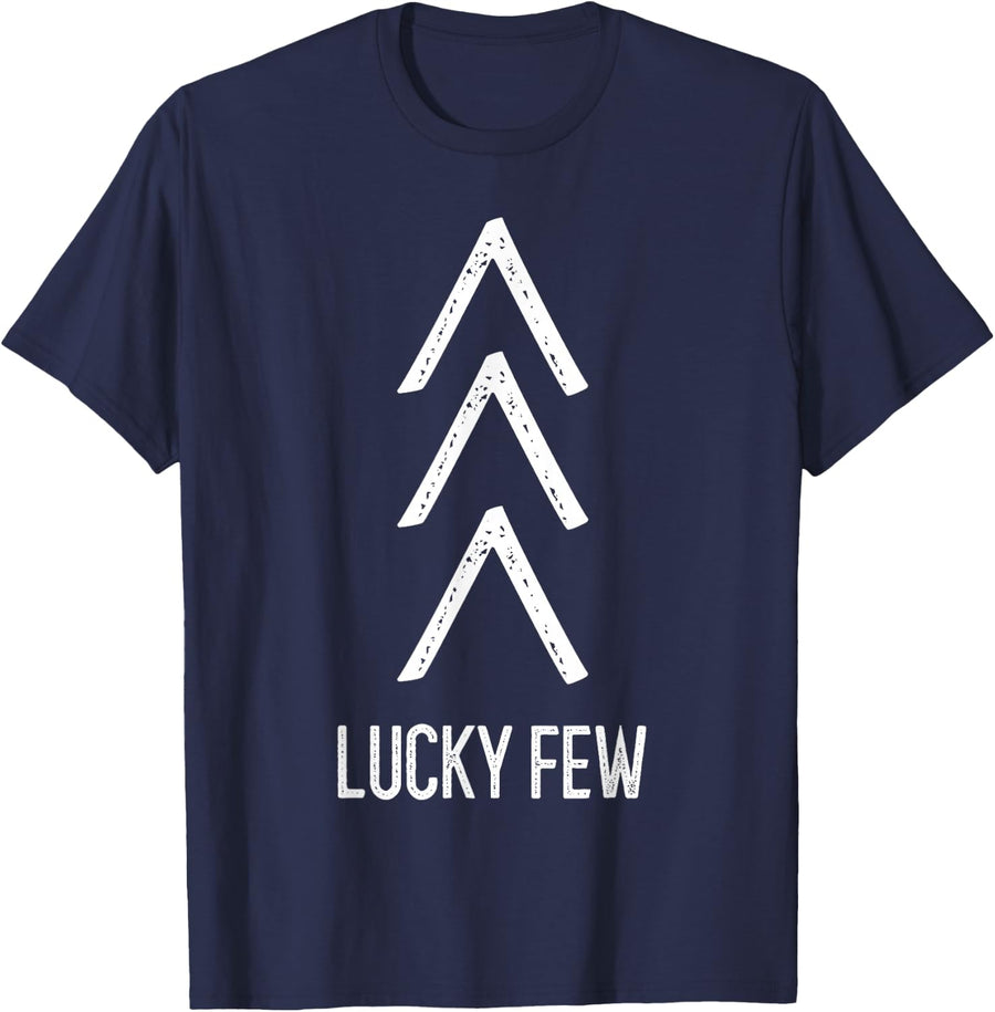 National Down Syndrome Awareness Month The Lucky Few T21 T-Shirt - Navy Blue