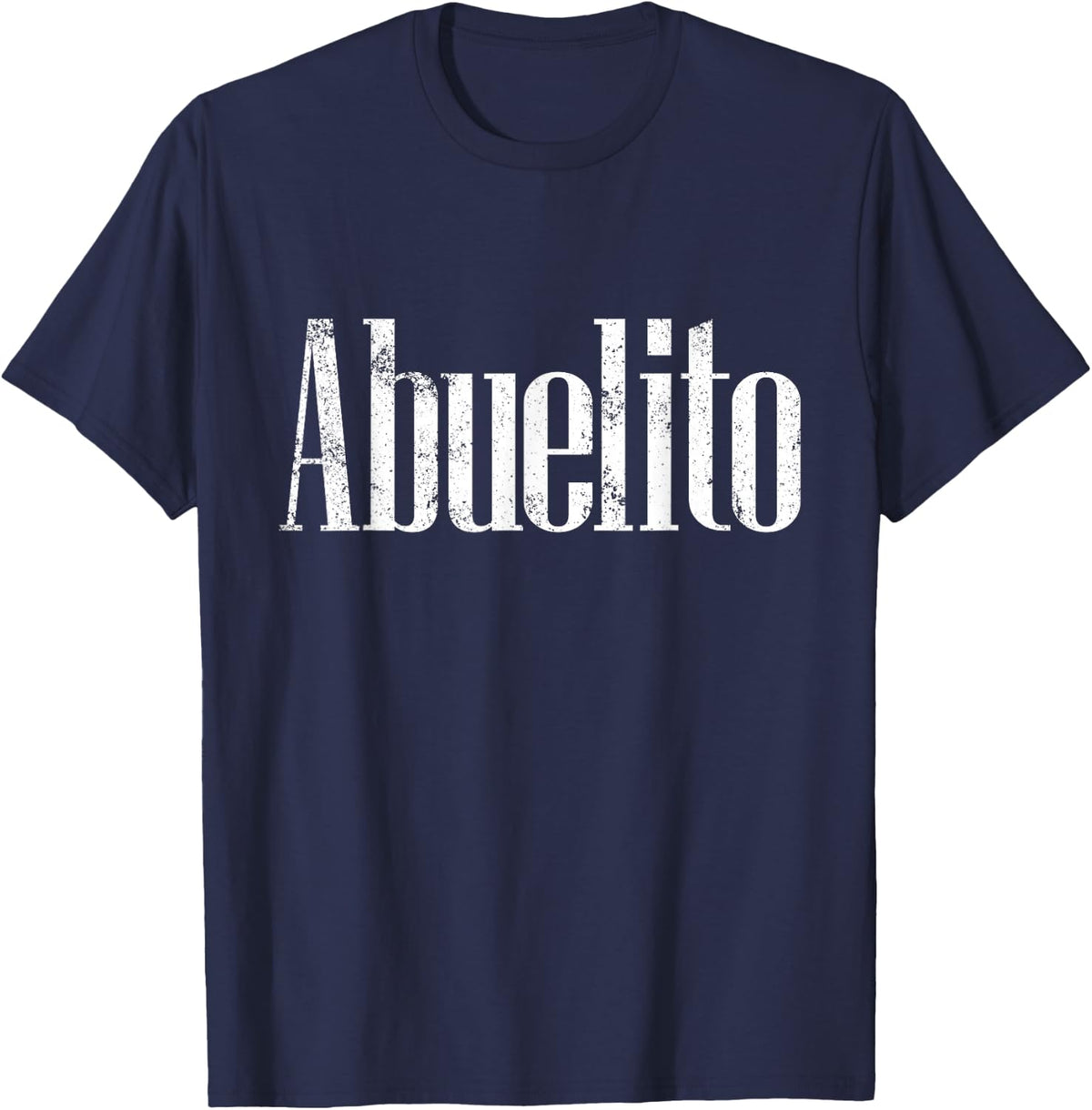 Abuelito Grandfather in Spanish Grandpa T-Shirt - Navy Blue