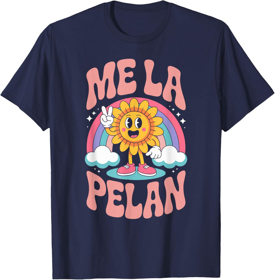 Me La Pelan Funny Hispanic Spanish Humor Latin Latino Joke T-Shirt - Navy Blue