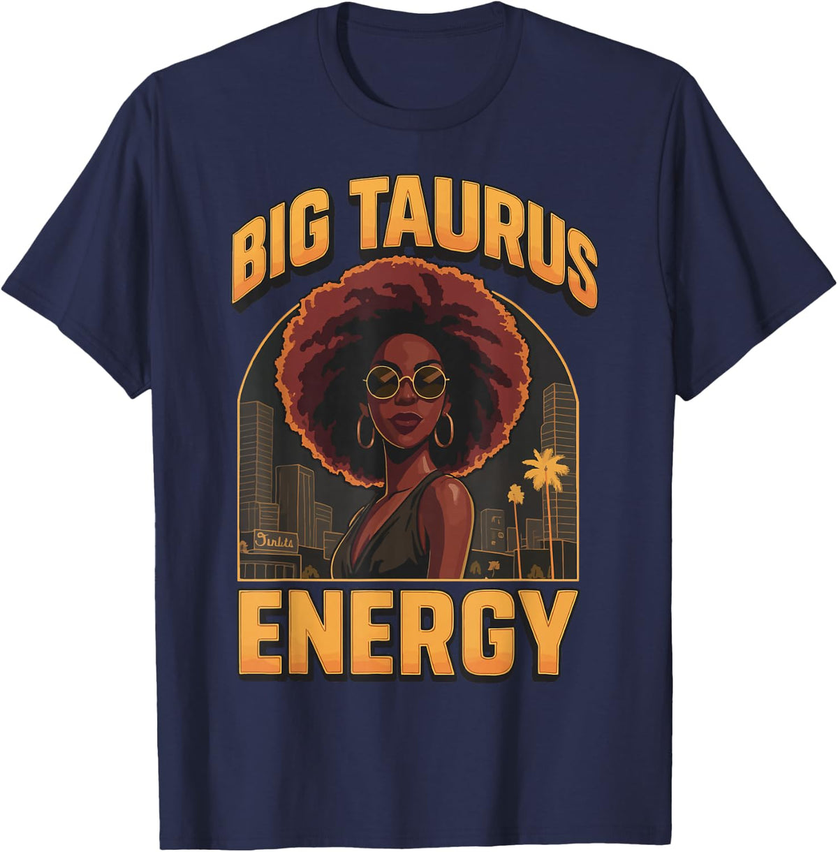 Big Taurus Energy T-Shirt - Navy Blue
