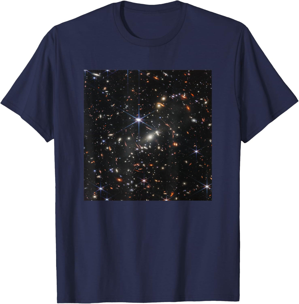 Webb’s First Deep Field Image Webb Space Telescope JWST T-Shirt - Navy Blue