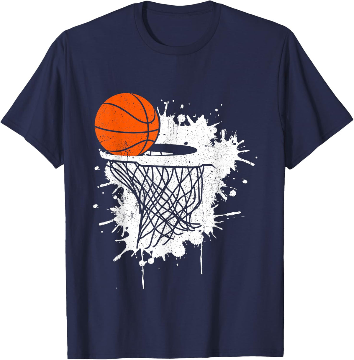 Basketball Gift for Coach Player Boys Girls Men Youth Baller T-Shirt Small - Navy Blue