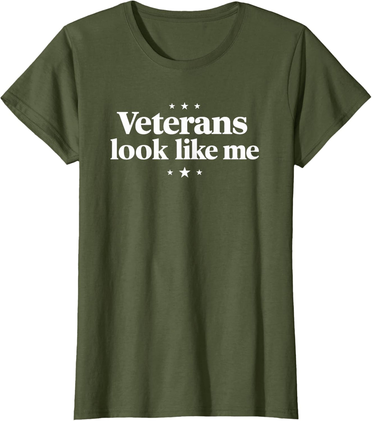 VETERANS LOOK LIKE ME | Military Appreciation T-Shirt - Olive Green