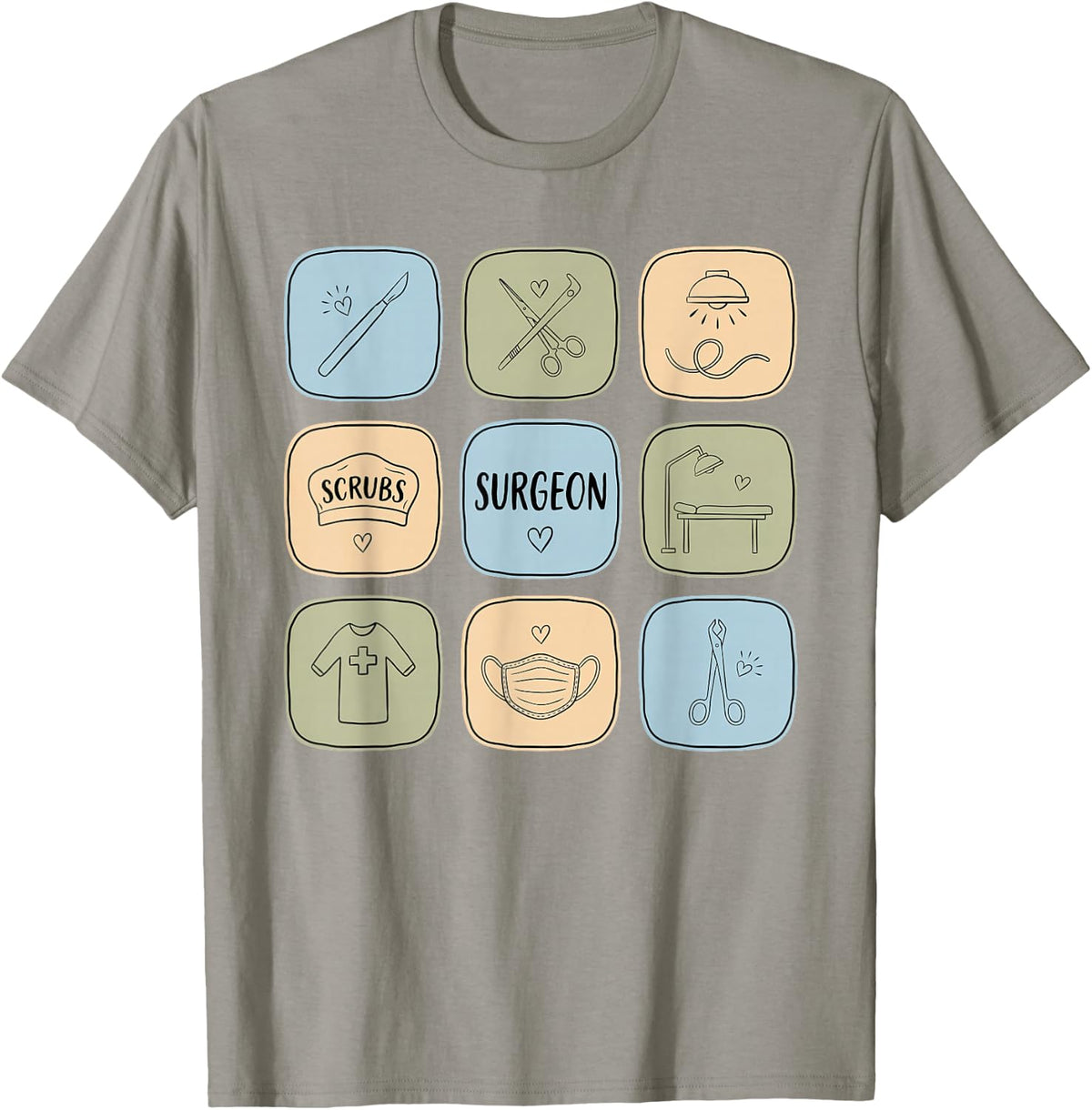Surgeon Female Surgeons Surgery T-Shirt - Slate Grey