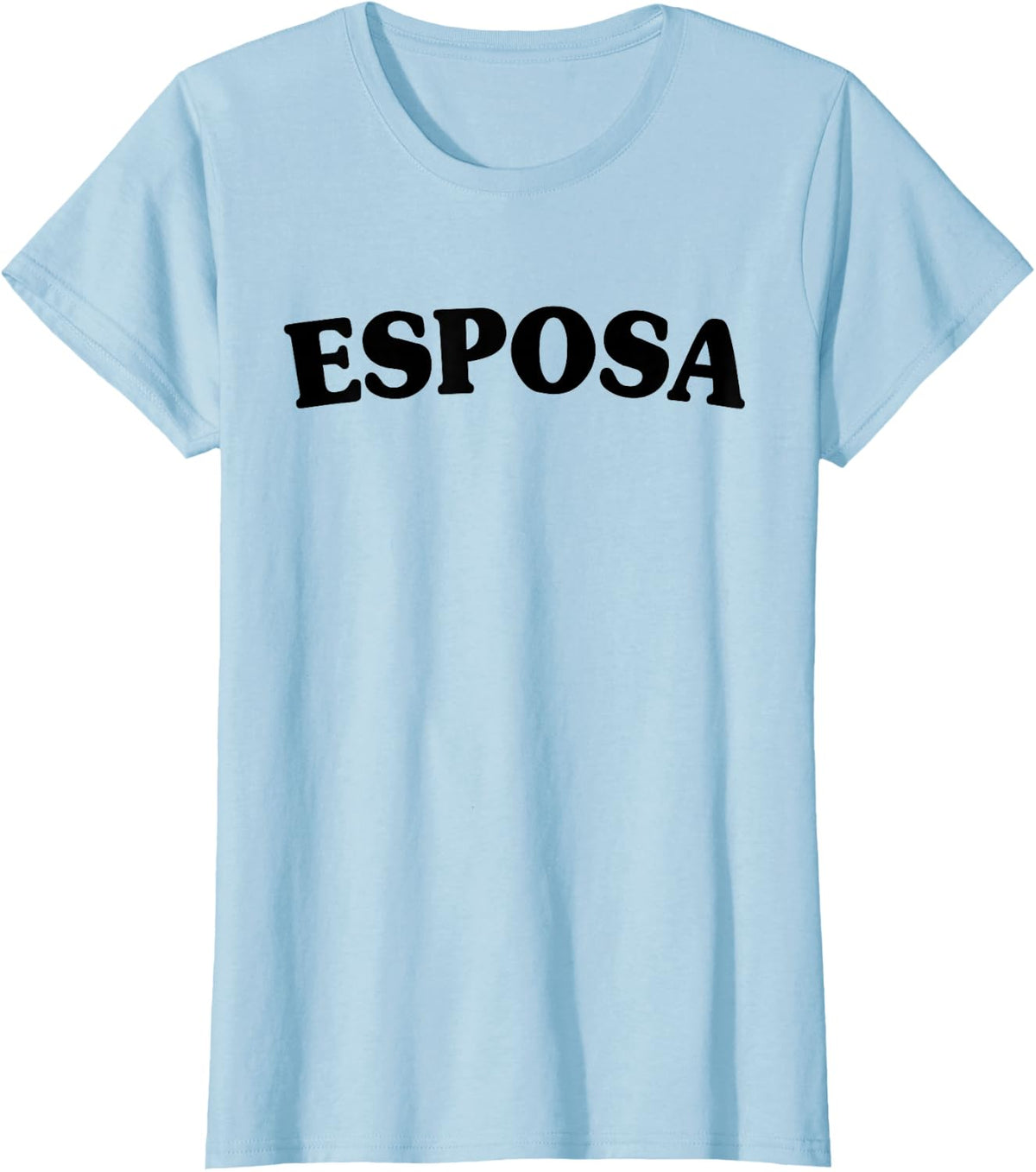 Esposa Latina Spanish Married Wedding Honeymoon Wife Esposa T-Shirt - Baby Blue