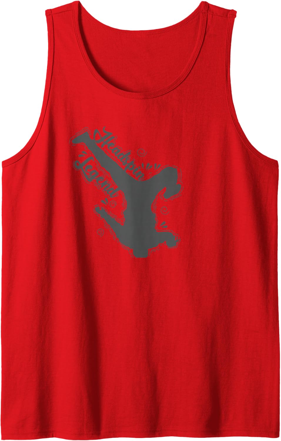 Breakdance Headspin Legend Sleeveless Tank Top - Red
