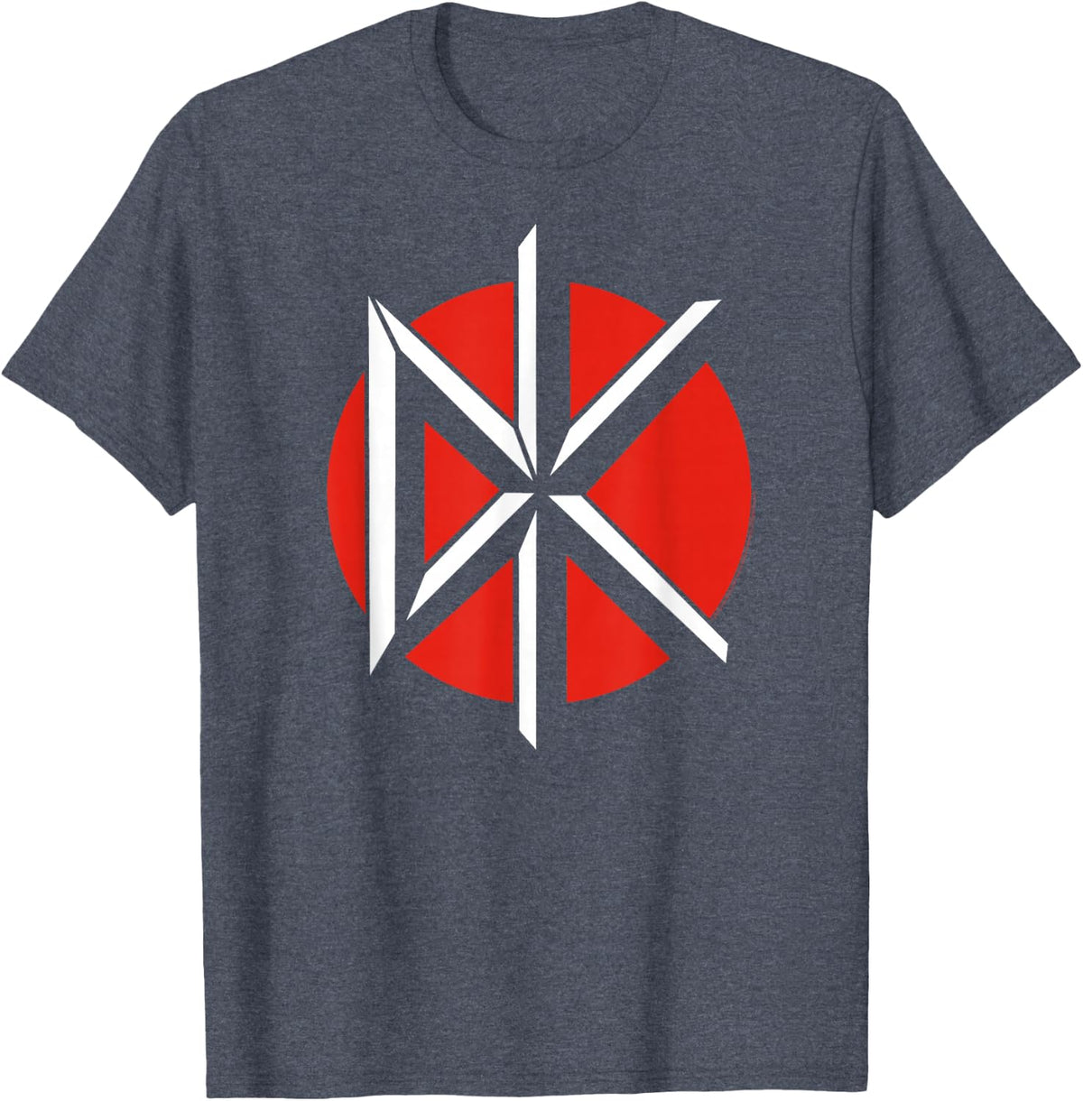 Dead Kennedys DK Logo Vintage Punk Band T-Shirt - Heather Blue