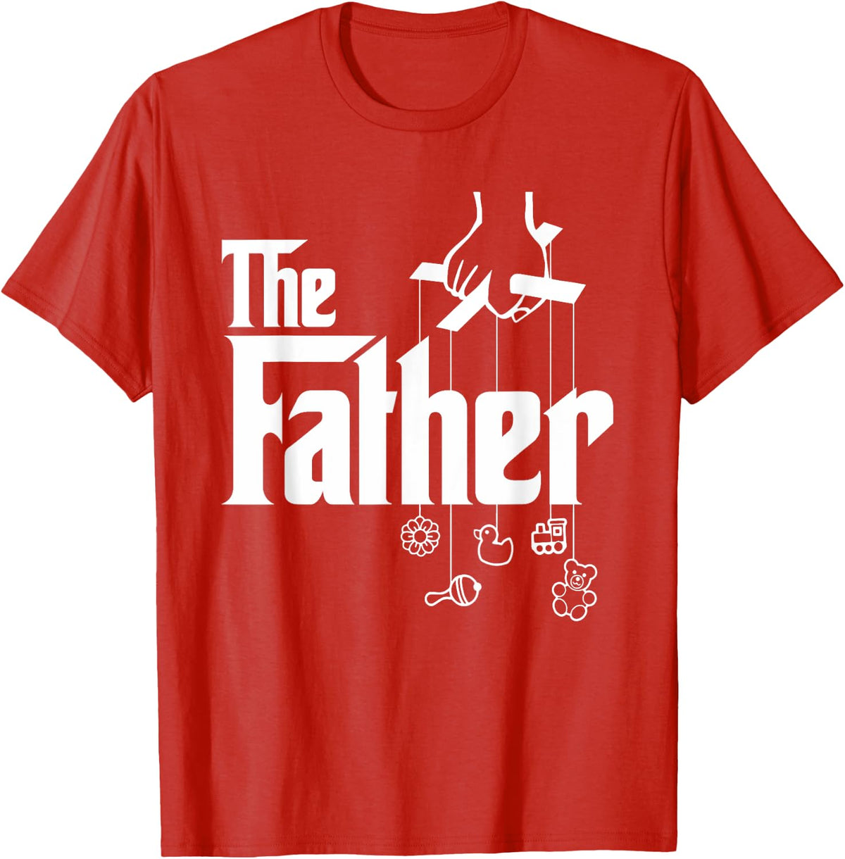 The Father! First Time Father's Day, New Dad Gift T-Shirt T-Shirt - Red