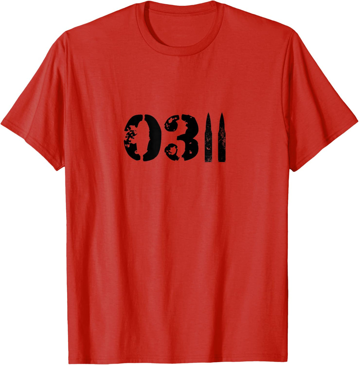 Funny Infantry or Rifleman shirt, 0311 T-Shirt - Red
