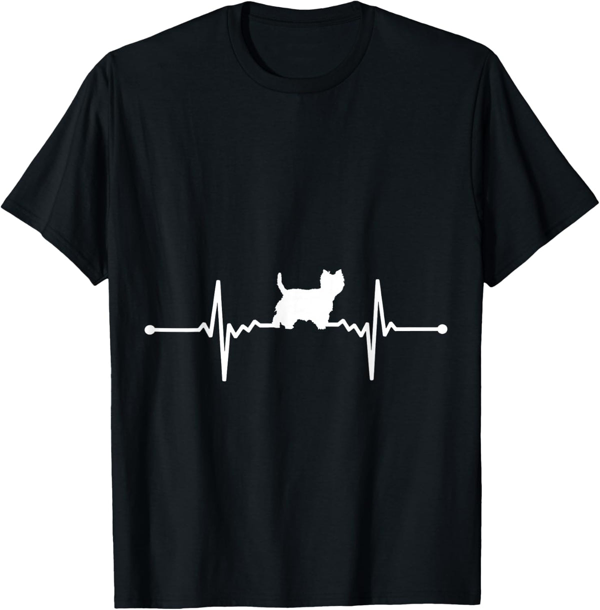 West Highland White Terrier Dog - Westie T-Shirt - Black