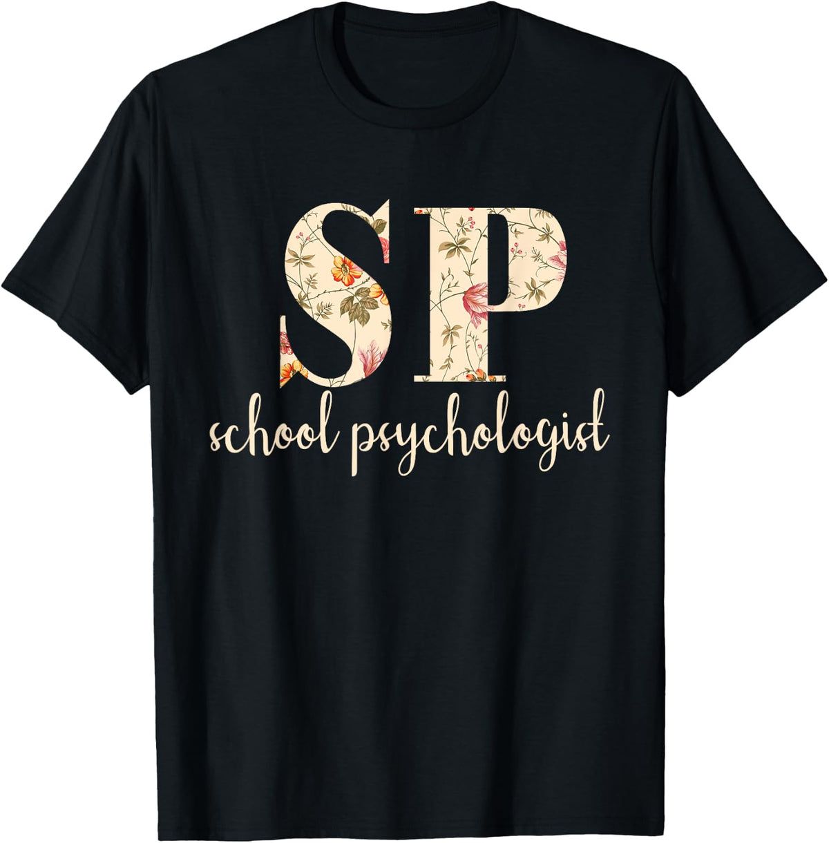 School Psychologist Psychology Teacher T-Shirt - Black
