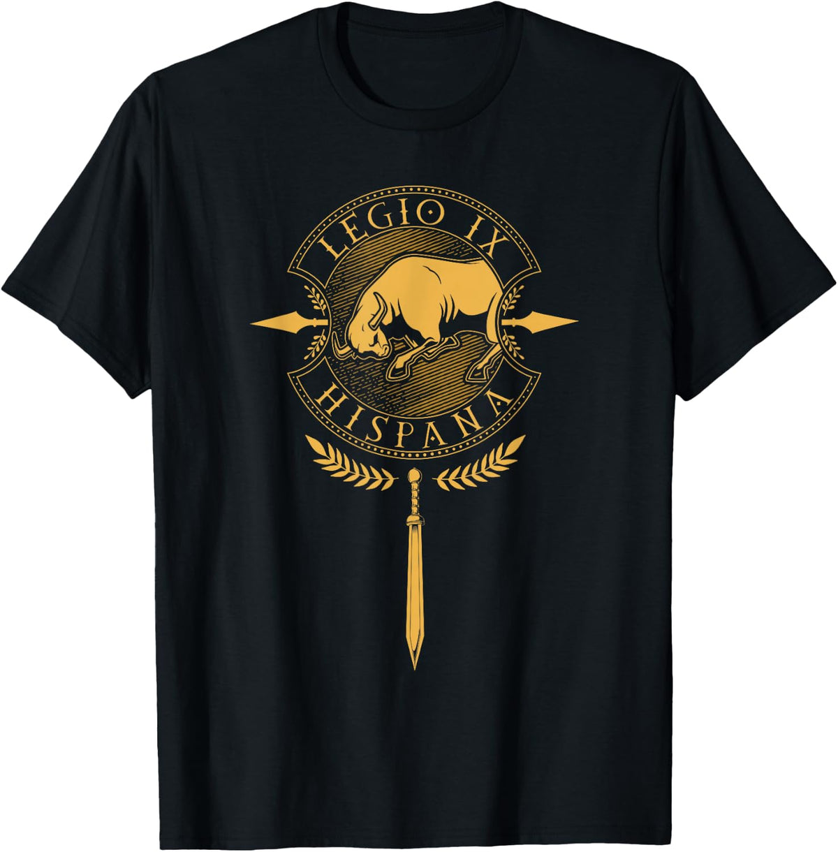 Legio IX Hispana - Roman Legion T-Shirt - Black