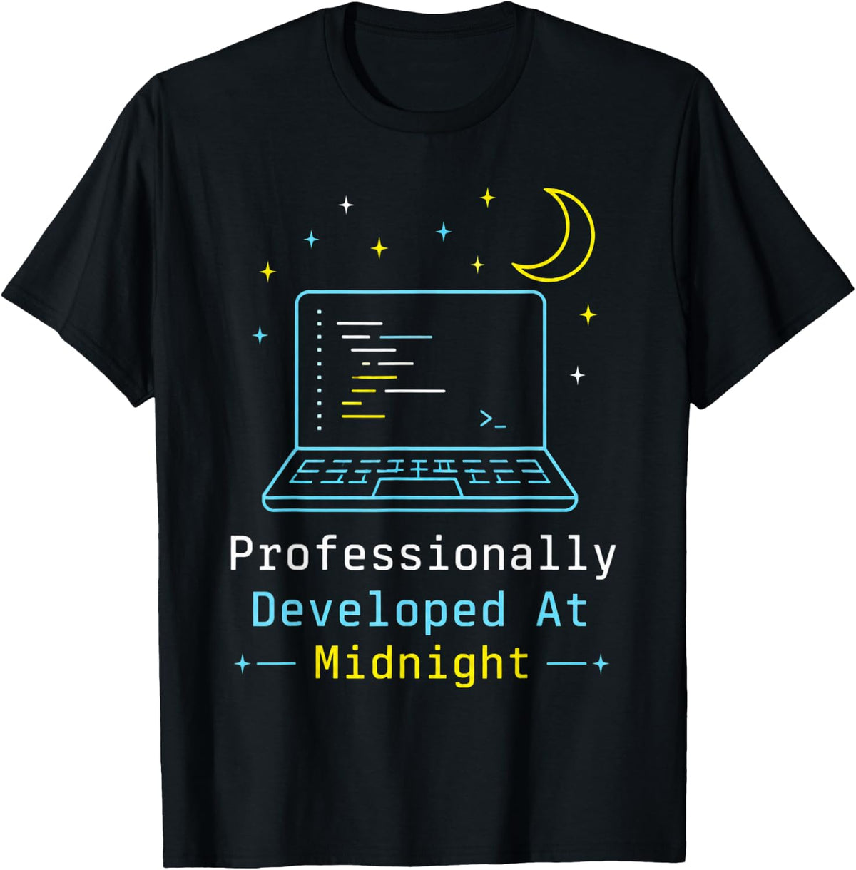 Professionally Developed Developer Coder Programmer Engineer T-Shirt - Black