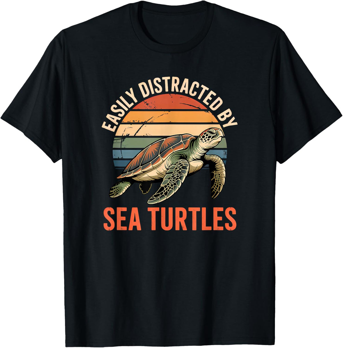 Sea Turtle T-Shirt - Black