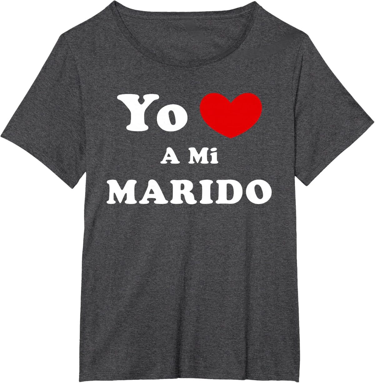 Yo Amo A Mi Marido, Spanish Husband Love T-Shirt - Dark Heather Grey