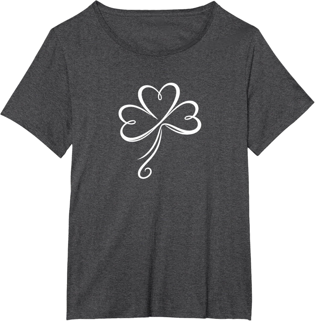 3 Leaf Clover St Patrick's Day Shamrock Men, Women,Youth T-Shirt - Dark Heather Grey