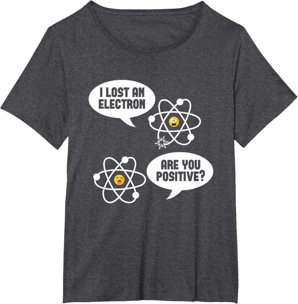 Physics Nerd Science Atom - Pysics Physicist T-Shirt - Dark Heather Grey