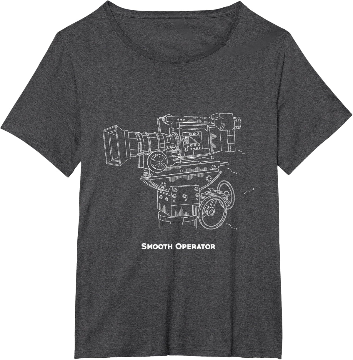 Cinematography T-Shirt for Filmmakers & Camera Operators T-Shirt - Dark Heather Grey