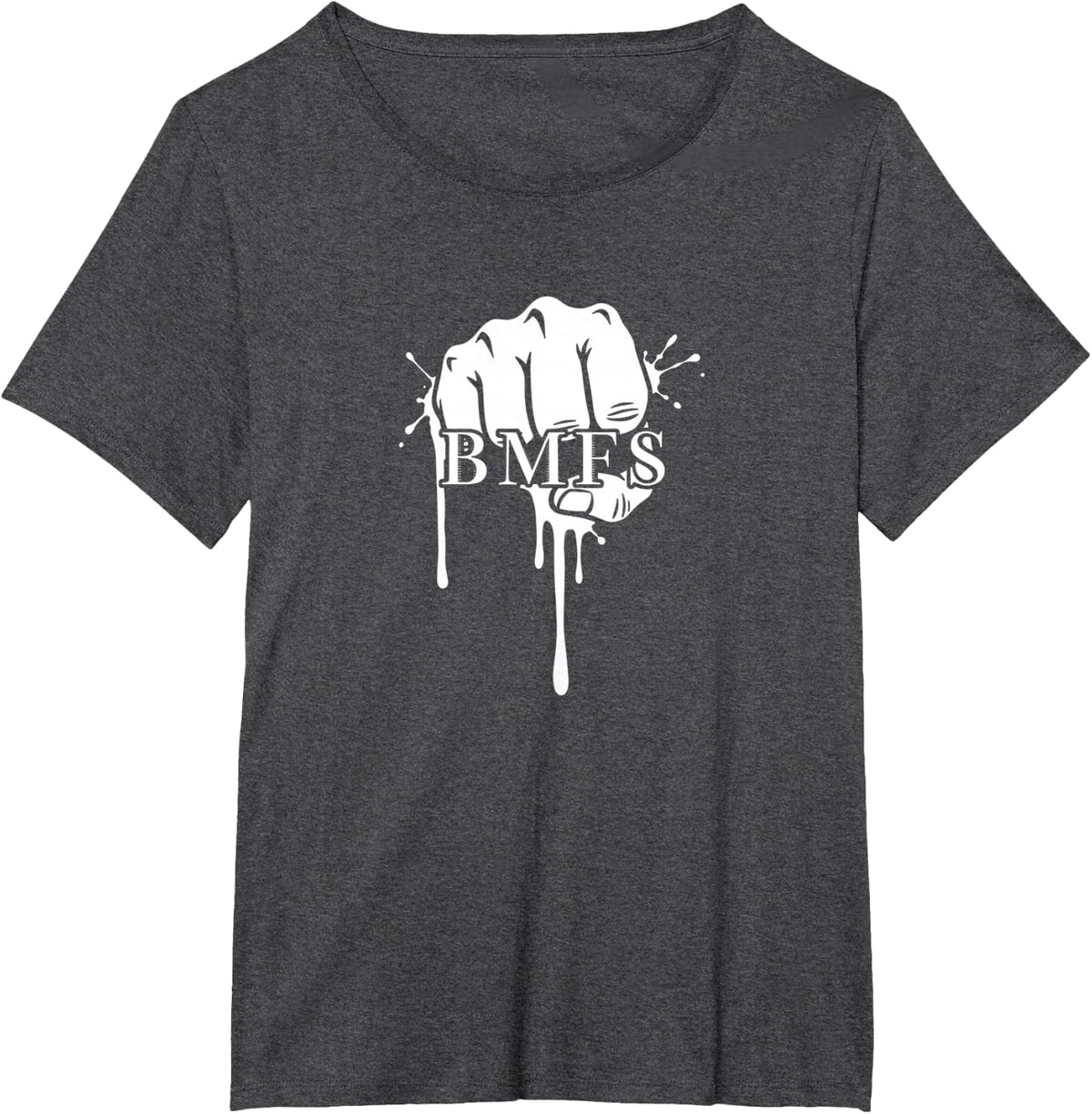 Bmfs Fist Logo Family Farm Crew Farm Animals Country T-Shirt - Dark Heather Grey