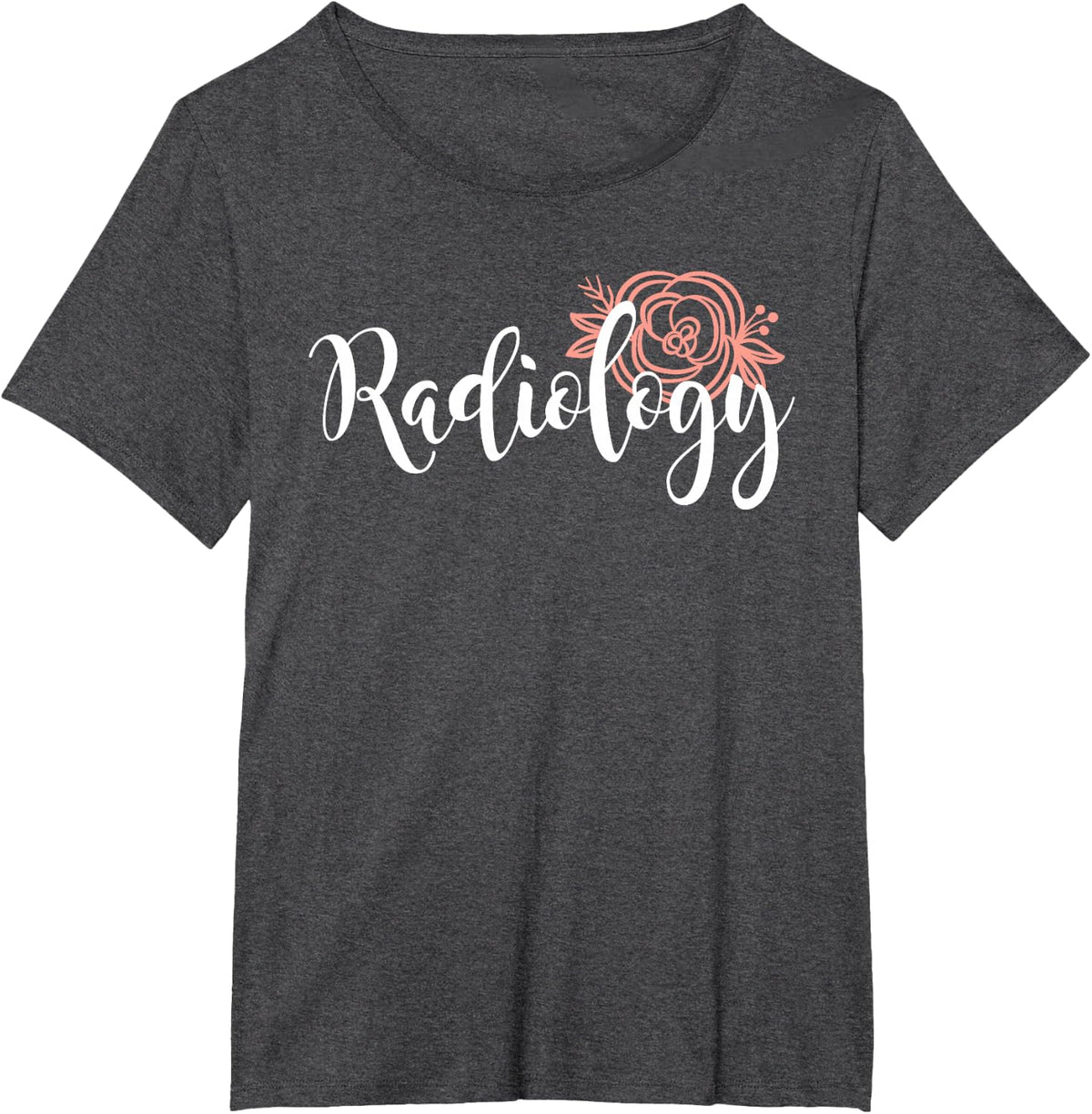 Cute Radiology Design - Radiologist, Rad Tech, X-Ray Tech T-Shirt - Dark Heather Grey