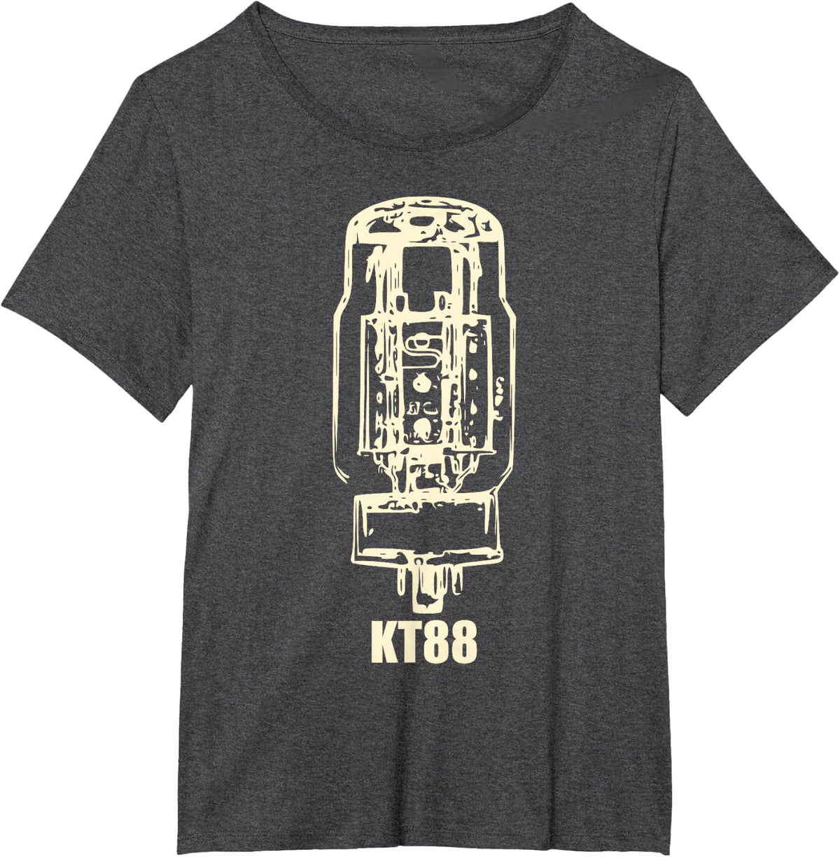 KT88 - The Tubes That Made the Rock 'n' Roll T-Shirt - Dark Heather Grey