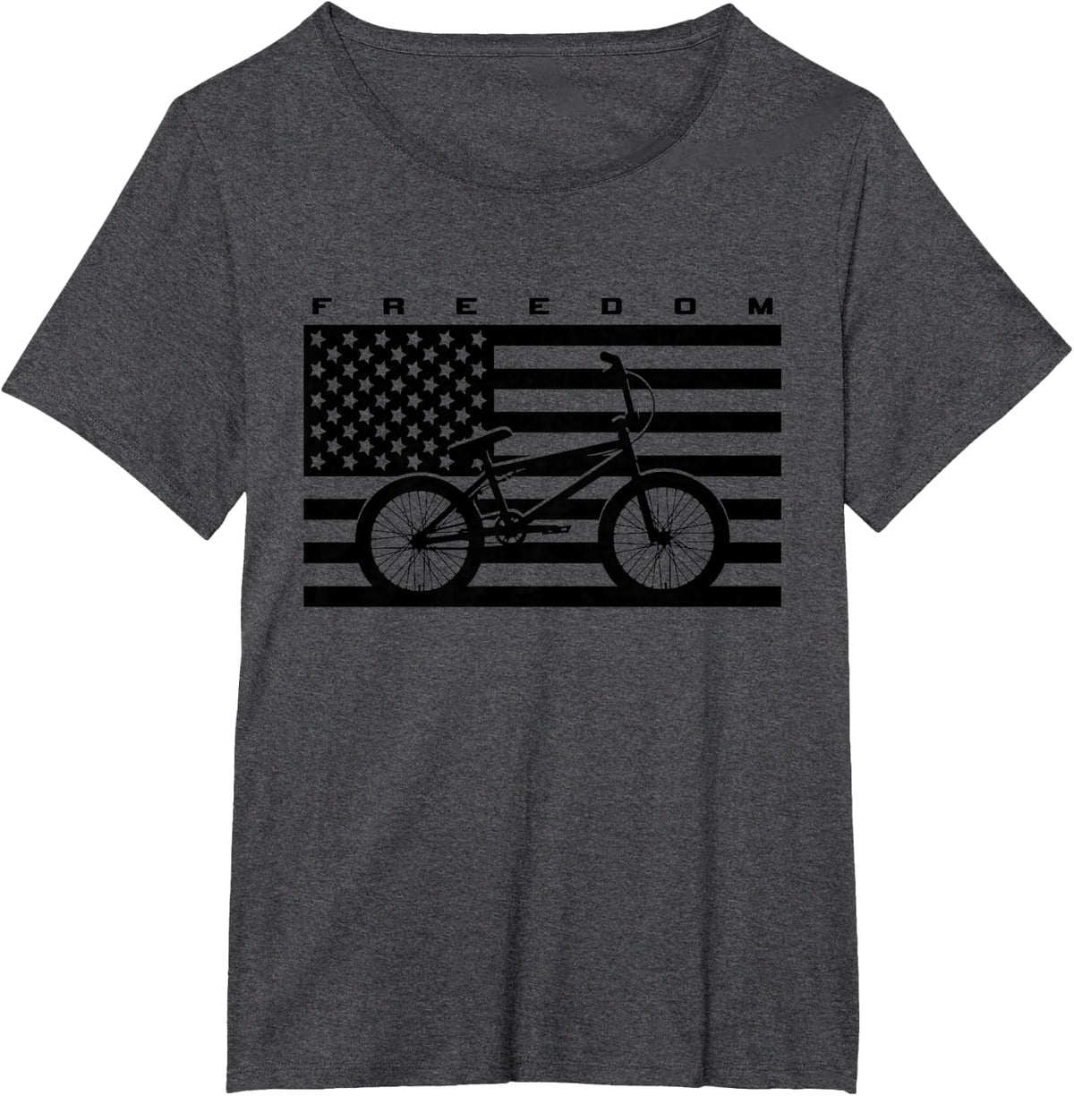 Bicycle BMX T-Shirt - Dark Heather Grey