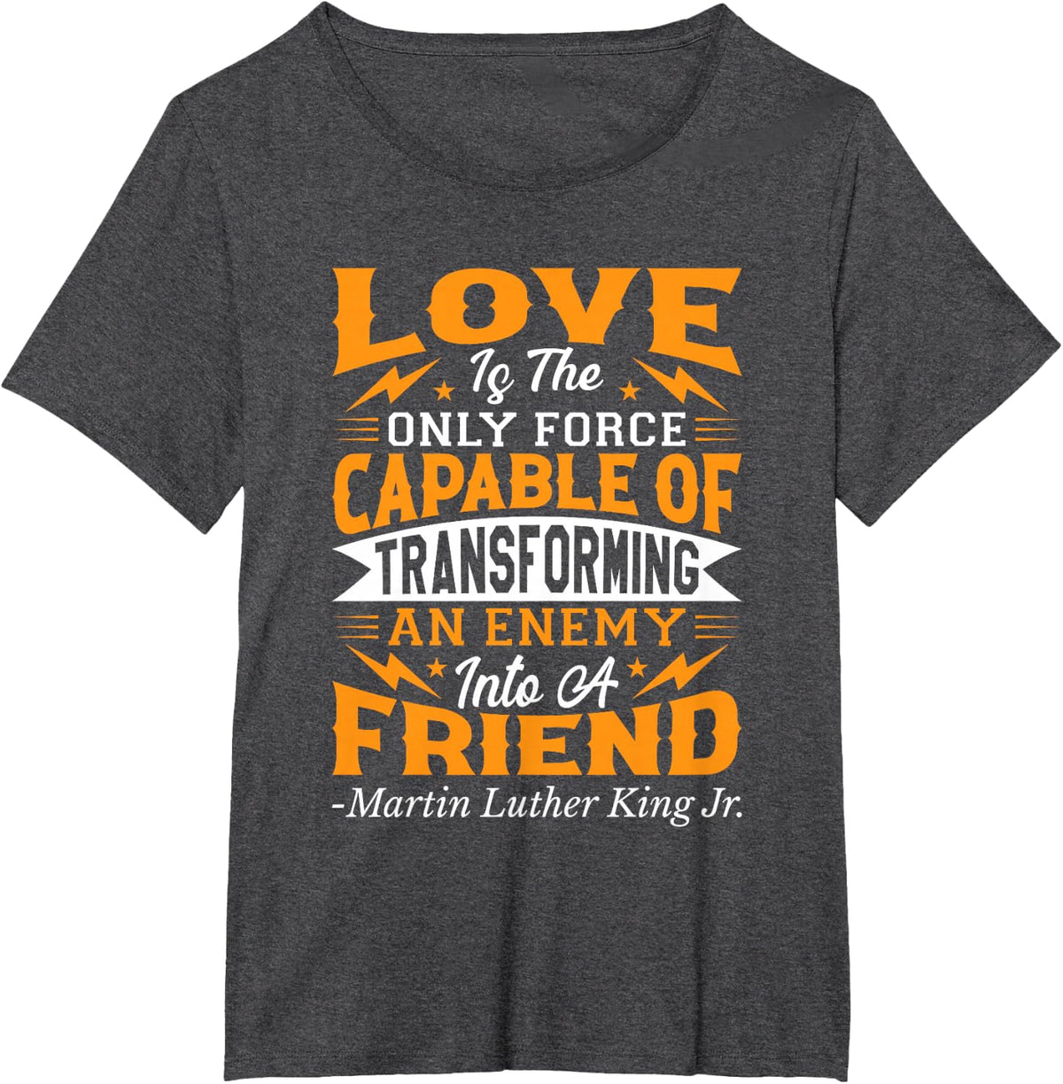 Martin Luther King Jr. T-Shirt - Dark Heather Grey
