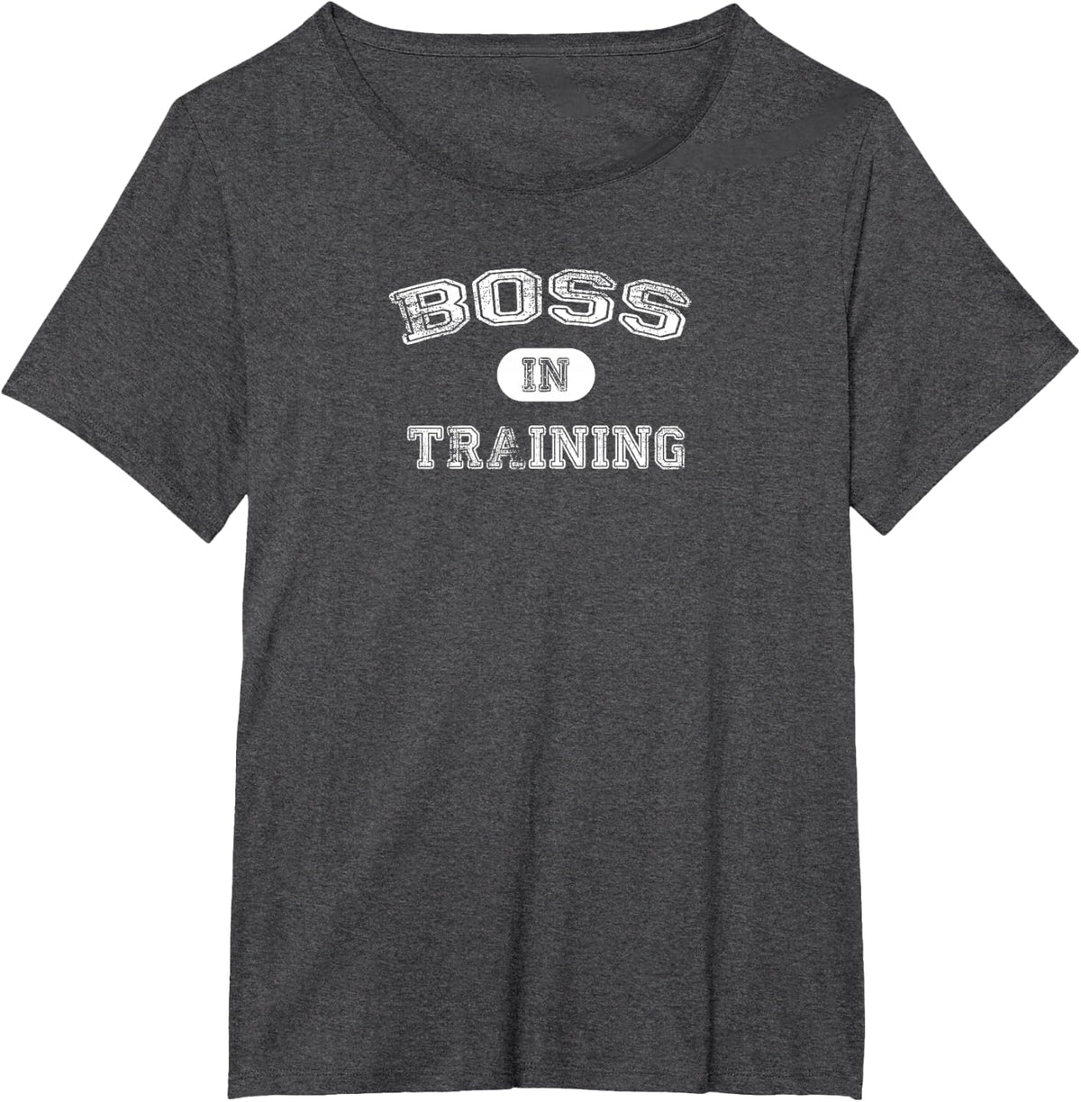 Great Boss In Training T-Shirt T-Shirt - Dark Heather Grey