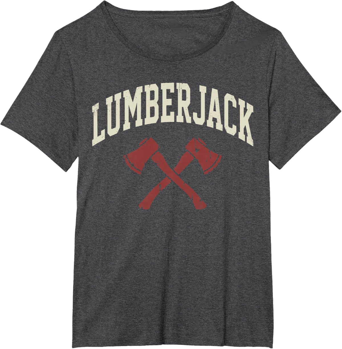 Lumberjack Arborist Logger Woodsman Tree Worker Tree Cutter T-Shirt - Dark Heather Grey