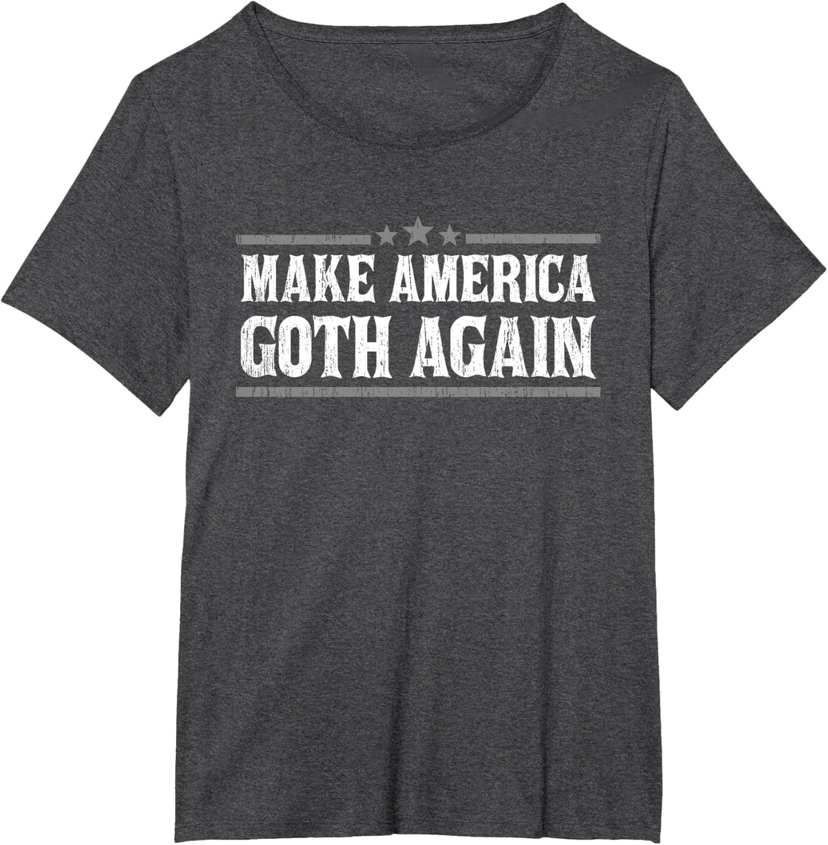 Funny Make America Goth Again Vintage Gothic Men Women Gifts T-Shirt - Dark Heather Grey