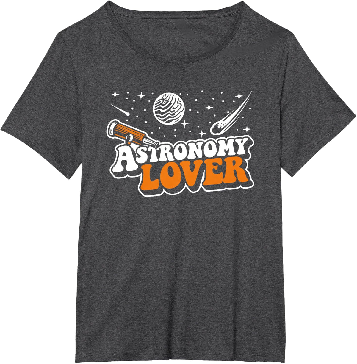 Astronomy Lover Cosmologist Astrophysicist Astronomy T-Shirt - Dark Heather Grey