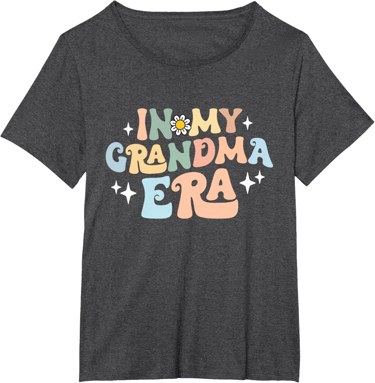 In My Grandma Era T-Shirt - Dark Heather Grey