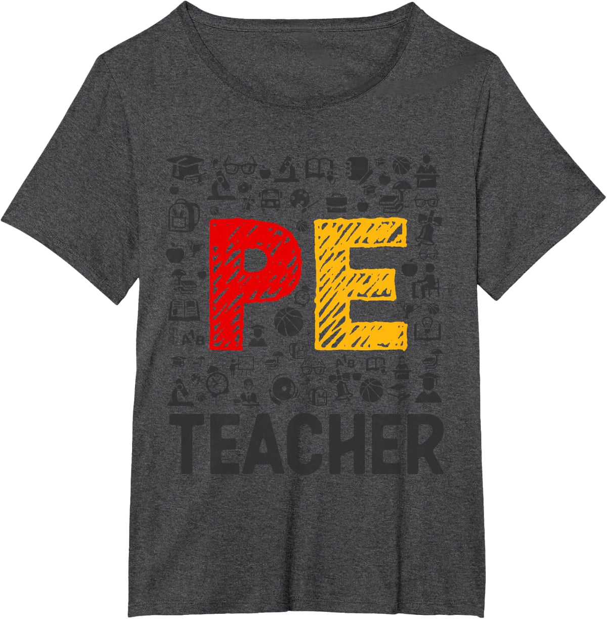 Physical Education Teacher - PE Teacher T-Shirt - Dark Heather Grey