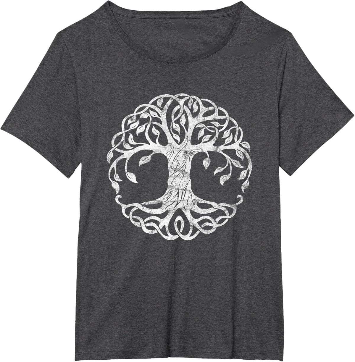 San Patties Irish Celtic Tree Of Life St Patricks Day T-Shirt - Dark Heather Grey