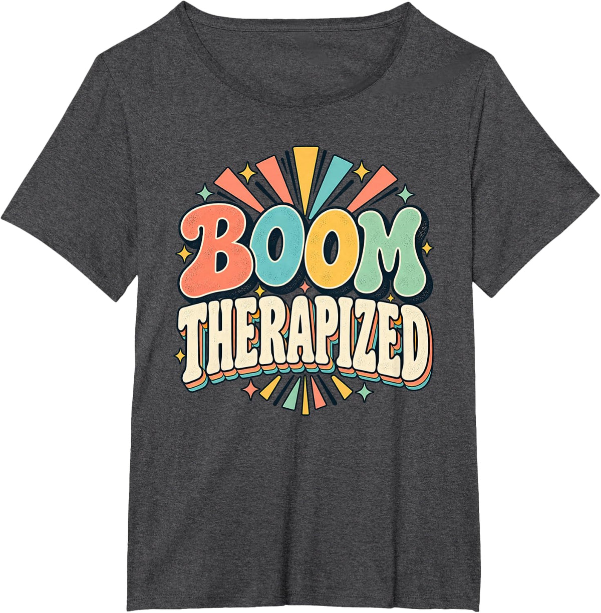 Funny Physical Therapy Shirts Therapist Team PT Month Rehab T-Shirt - Dark Heather Grey