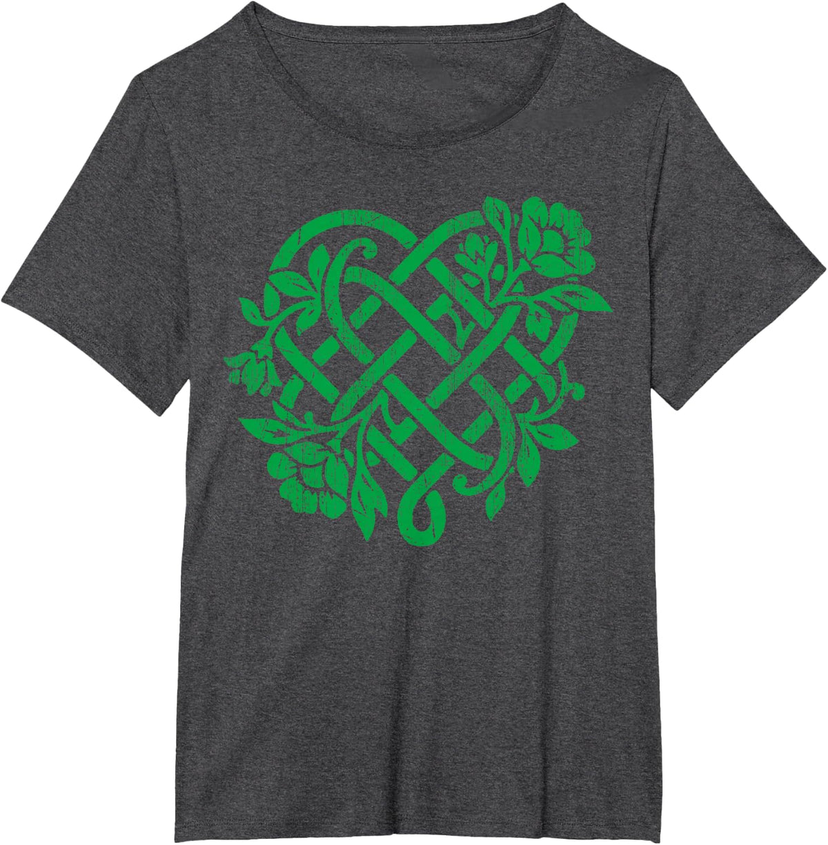 Irish, Knot, Heart, Ireland, Celtic T-Shirt - Dark Heather Grey