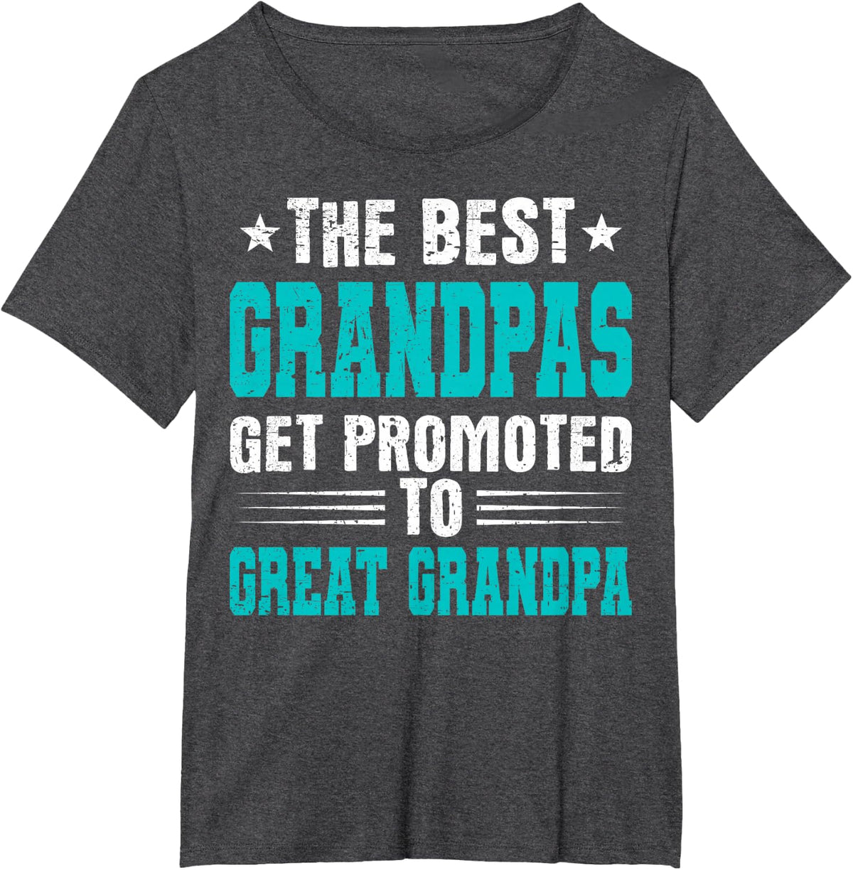 1st Time Great Grandpa Gift - Great Grandpa Grandpas T-Shirt T-Shirt - Dark Heather Grey