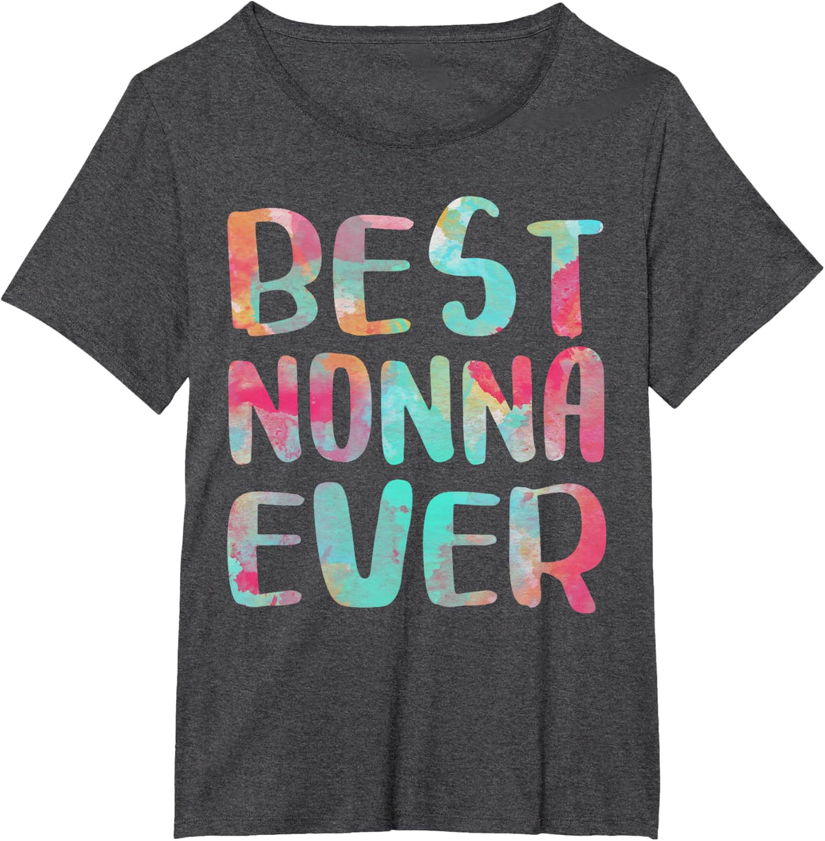Best Nonna Ever Shirt Women Italian Grandma Mothers Day T-Shirt - Dark Heather Grey