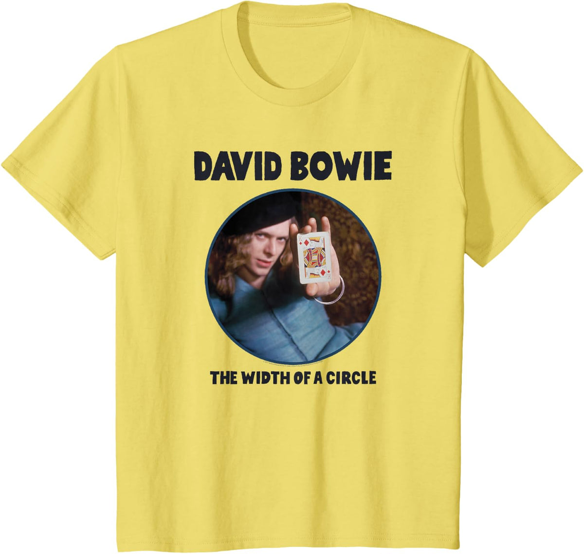 David Bowie - King of Diamonds T-Shirt - Lemon Yellow