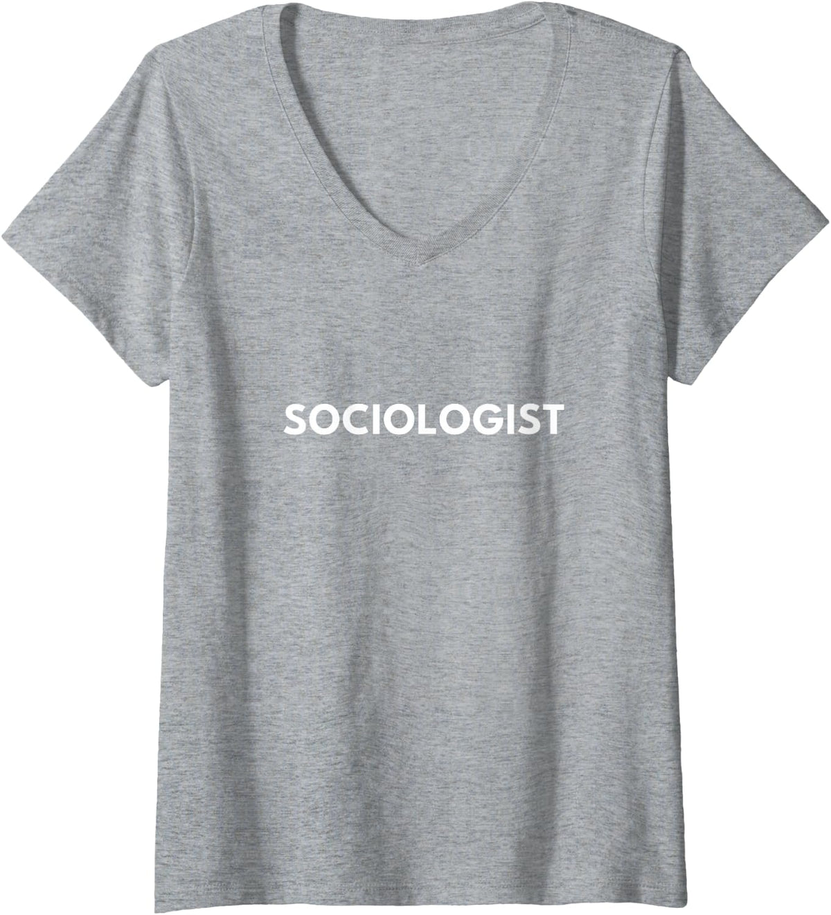 Women's Sociologist V-Neck T-Shirt - Heather Grey