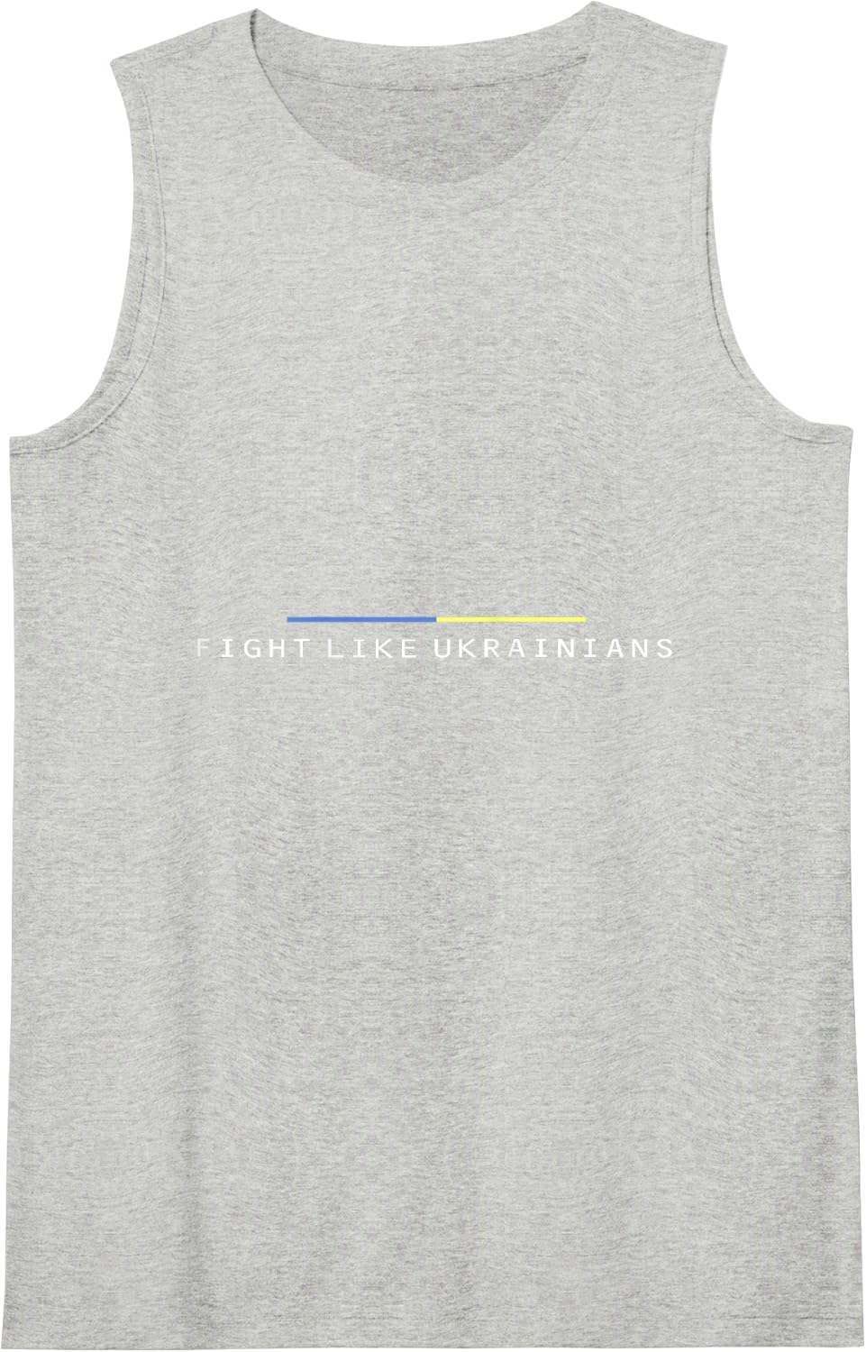 ukrainian zelensky ukraine army green fight like ukrainians Tank Top - Heather Grey
